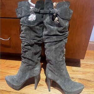 Vero Cuoio Charcoal Heeled Boots